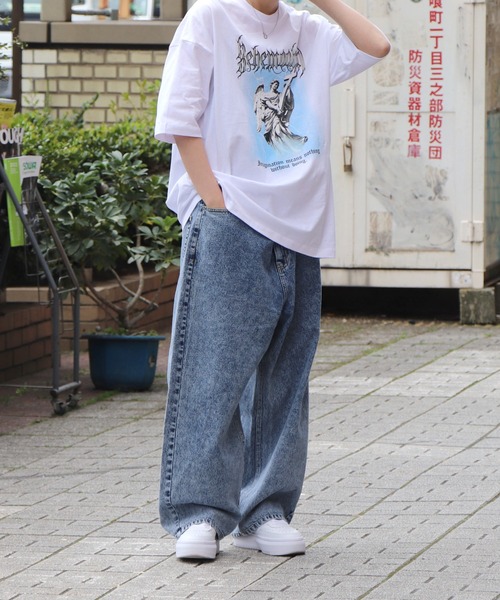 ILL'S(イルズ)の「ILL'S / イルズ エンジェル/イーグル ビッグTシャツ(Tシャツ/カットソー・メンズ・ホワイト/ブラック/ブルー/ホワイト系その他/ブラック系その他/グレー系その他・M/L)」の15枚目の写真
