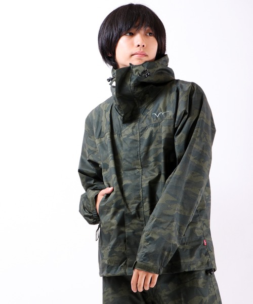 EDWIN（エドウィン）の「EDWIN　ベリオスレインジャケットPRO（マウンテンパーカー・メンズ・ブルー/マルチ/カモフラージュ・M/3L/LL/L）」の3枚目の写真