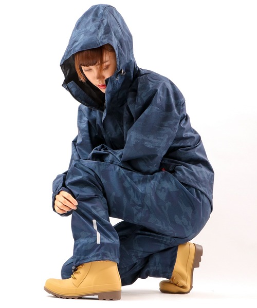 EDWIN（エドウィン）の「EDWIN　ベリオスレインジャケットPRO（マウンテンパーカー・メンズ・ブルー/マルチ/カモフラージュ・M/3L/LL/L）」の22枚目の写真