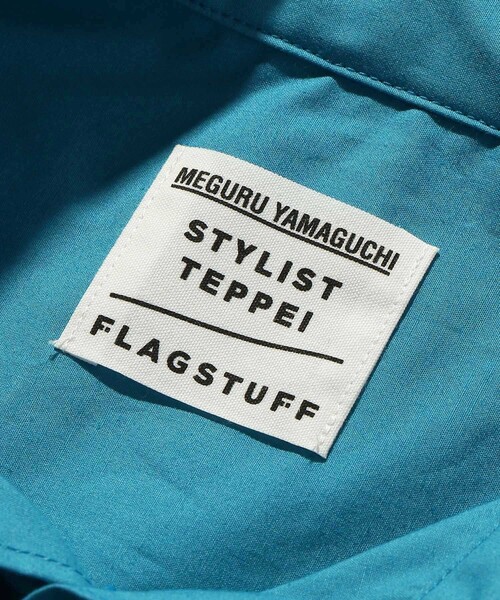 F-LAGSTUF-F（フラグスタフ）の「F-LAGSTUF-F/フラグスタフ フラッグスタッフ ×M×T Long Sleeve Shirt 袖刺繍/ロングスリーブシャツ（シャツ/ブラウス・メンズ・ブルー・MEDIUM/X-LARGE）」の7枚目の写真