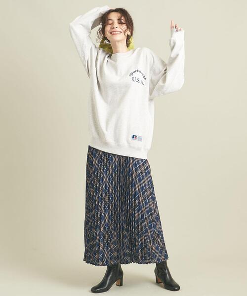 BEAUTY&YOUTH UNITED ARROWS(ビューティーアンドユースユナイテッドアローズ)の「【WEB限定】by ※チェックプリーツスカート -ウォッシャブル- ∴(スカート・レディース・ブラック/ネイビー/ナチュラル・FREE)」の15枚目の写真