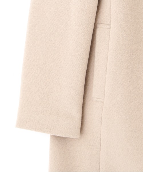 PROPORTION BODY DRESSING（プロポーションボディドレッシング）の「ファー付きノーカラーコート / 1211252007（ノーカラーコート・レディース・ブラック/グレー/ダークベージュ・SMALL/MEDIUM/X-SMALL）」の7枚目の写真