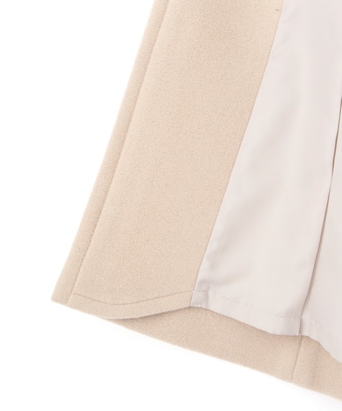 PROPORTION BODY DRESSING（プロポーションボディドレッシング）の「ファー付きノーカラーコート / 1211252007（ノーカラーコート・レディース・ブラック/グレー/ダークベージュ・SMALL/MEDIUM/X-SMALL）」の10枚目の写真