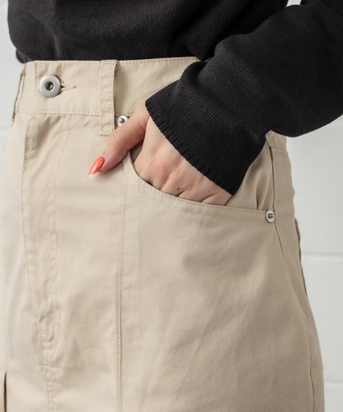 mystic（ミスティック）の「タックフレアスカート（スカート・レディース・ブラック/ベージュ/オリーブ・1/2）」の13枚目の写真