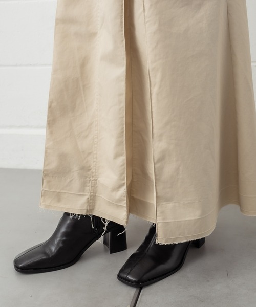 mystic（ミスティック）の「タックフレアスカート（スカート・レディース・ブラック/ベージュ/オリーブ・1/2）」の14枚目の写真