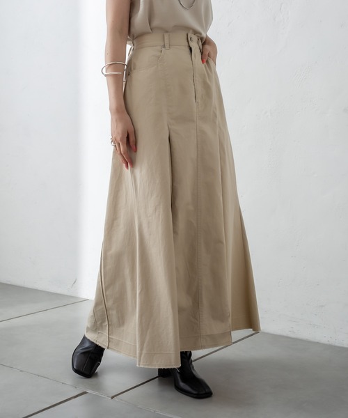 mystic（ミスティック）の「タックフレアスカート（スカート・レディース・ブラック/ベージュ/オリーブ・1/2）」の22枚目の写真