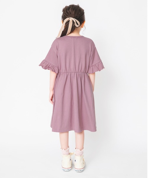 BRANSHES（ブランシェス）の「袖フリルワンピース（ワンピース・キッズ・グリーン/ピンク・110cm/150cm/120cm/100cm/90cm/140cm/130cm）」の14枚目の写真