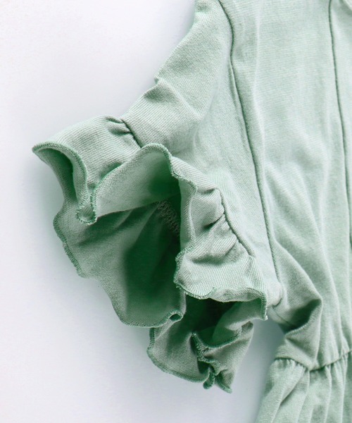 BRANSHES（ブランシェス）の「袖フリルワンピース（ワンピース・キッズ・グリーン/ピンク・110cm/150cm/120cm/100cm/90cm/140cm/130cm）」の19枚目の写真