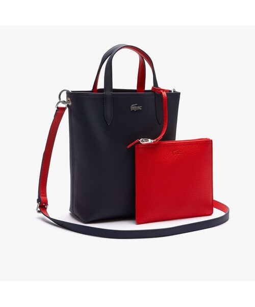 LACOSTE（ラコステ）の「ANNAリバーシブル縦型トート（トートバッグ・レディース・ブルー系その他/ブラック系その他・FREE）」の3枚目の写真