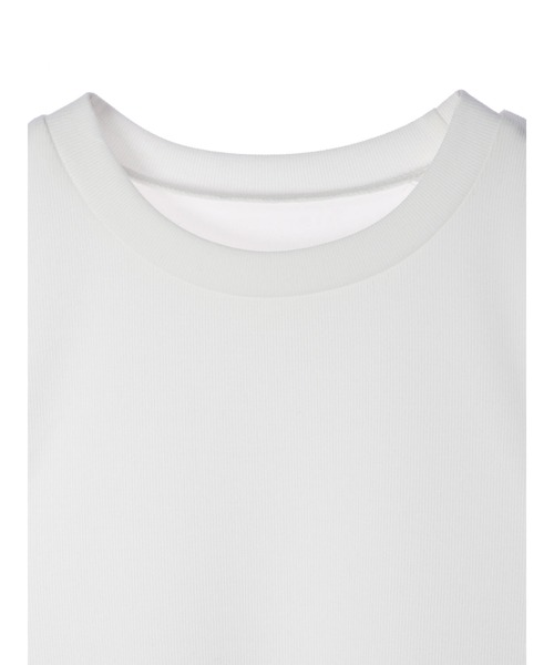 DURAS(デュラス)の「ショルダーレーストップス(Tシャツ/カットソー・レディース・ホワイト/ブラック・FREE)」の11枚目の写真