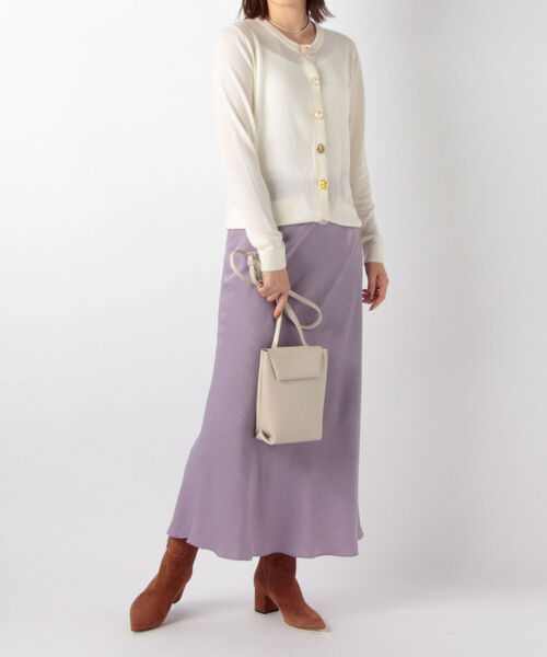 Torrazzo Donna(トラッゾドンナ)の「◇【WEB限定】【TORRAZZO DONNA/ トラッゾドンナ】ビジュー付きカーディガン(カーディガン/ボレロ・レディース・ブラック/オフホワイト/ピンク/グリーン/キャメル・FREE)」の8枚目の写真