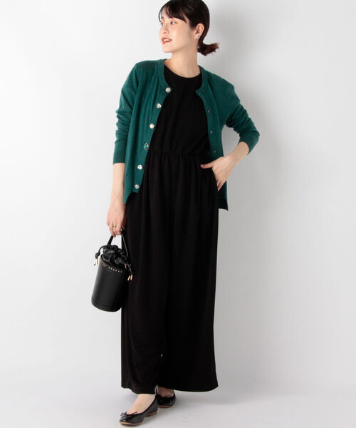 Torrazzo Donna(トラッゾドンナ)の「◇【WEB限定】【TORRAZZO DONNA/ トラッゾドンナ】ビジュー付きカーディガン(カーディガン/ボレロ・レディース・ブラック/オフホワイト/ピンク/グリーン/キャメル・FREE)」の16枚目の写真