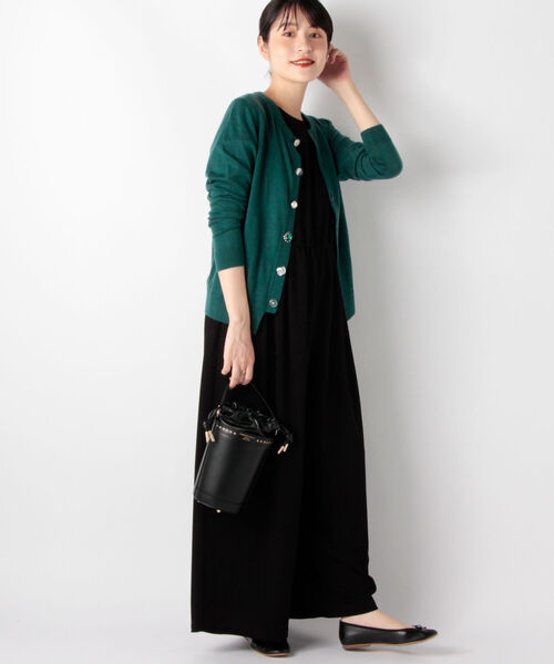 Torrazzo Donna(トラッゾドンナ)の「◇【WEB限定】【TORRAZZO DONNA/ トラッゾドンナ】ビジュー付きカーディガン(カーディガン/ボレロ・レディース・ブラック/オフホワイト/ピンク/グリーン/キャメル・FREE)」の19枚目の写真