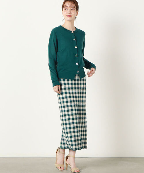 Torrazzo Donna(トラッゾドンナ)の「◇【WEB限定】【TORRAZZO DONNA/ トラッゾドンナ】ビジュー付きカーディガン(カーディガン/ボレロ・レディース・ブラック/オフホワイト/ピンク/グリーン/キャメル・FREE)」の11枚目の写真