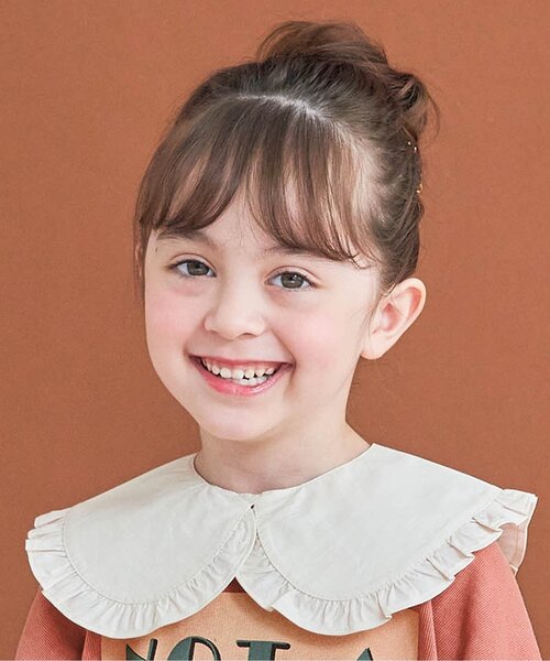 BREEZE（ブリーズ）の「WEB限定 付け衿（付け襟・キッズ・オフホワイト/インディゴブルー/ブラック・SMALL/MEDIUM）」の2枚目の写真