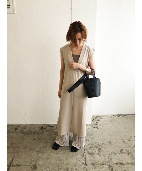 210nouve(トゥージュヌーブ)の「2WAYフェイクレザーバケツバッグ(ハンドバッグ・レディース・ホワイト/ブラック/ブラウン/キャメル・FREE)」の14枚目の写真