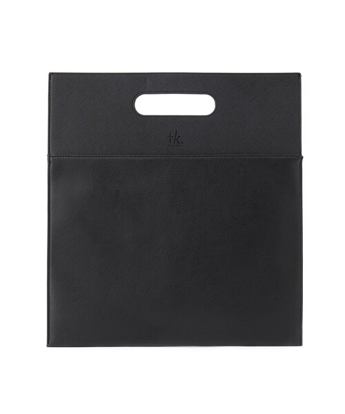 tk.TAKEO KIKUCHI（ティーケータケオキクチ）の「【WEB限定】FLシンプルクラッチ（クラッチバッグ・レディース・ブラック系5/ネイビー/ブラック・00）」の6枚目の写真