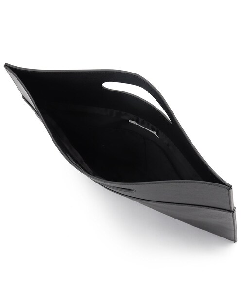 tk.TAKEO KIKUCHI（ティーケータケオキクチ）の「【WEB限定】FLシンプルクラッチ（クラッチバッグ・レディース・ブラック系5/ネイビー/ブラック・00）」の9枚目の写真