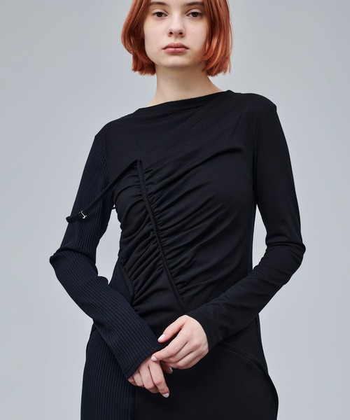 UNITED TOKYO アシメジレカットワンピース UNITED TOKYO（ユナイテッドトウキョウ）の「アシメジレカット