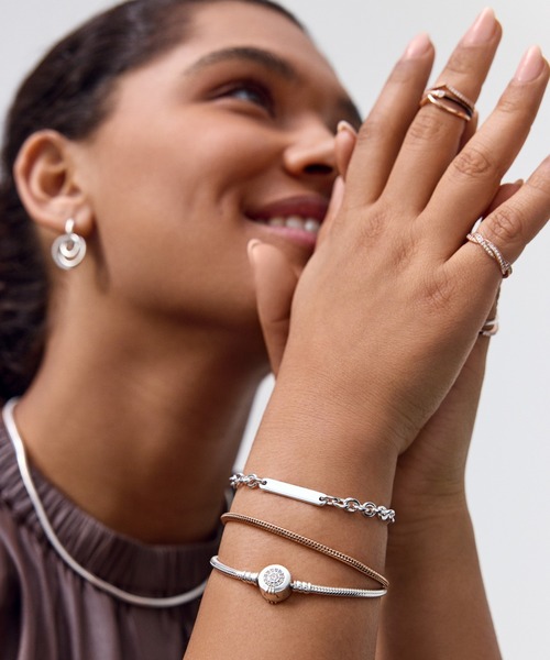 エングレイバブル バー リンク チェーン ブレスレット（ブレスレット