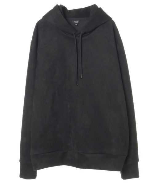 CROWDED CLOSET（クラウデッドクローゼット）の「フェイクスエードダンボールパーカー（パーカー・メンズ・ベージュ/ブラック/カーキ・02/03/04）」の21枚目の写真
