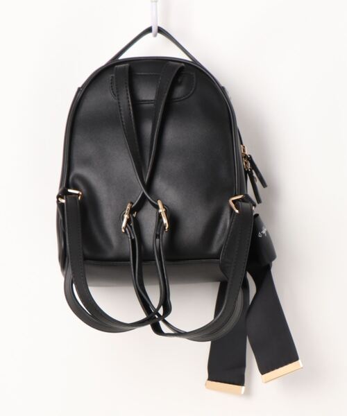 MISCH MASCH（ミッシュマッシュ）の「Letter Ribbon リュック（バックパック/リュック・レディース・ブラック/ベージュ/ピンク・FREE）」の7枚目の写真