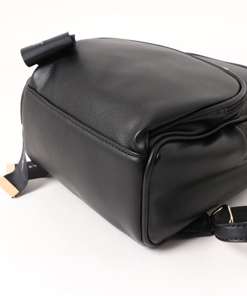 MISCH MASCH（ミッシュマッシュ）の「Letter Ribbon リュック（バックパック/リュック・レディース・ブラック/ベージュ/ピンク・FREE）」の6枚目の写真