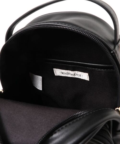 MISCH MASCH（ミッシュマッシュ）の「Letter Ribbon リュック（バックパック/リュック・レディース・ブラック/ベージュ/ピンク・FREE）」の5枚目の写真
