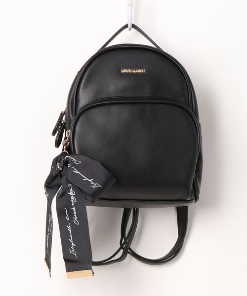 MISCH MASCH（ミッシュマッシュ）の「Letter Ribbon リュック（バックパック/リュック・レディース・ブラック/ベージュ/ピンク・FREE）」の19枚目の写真