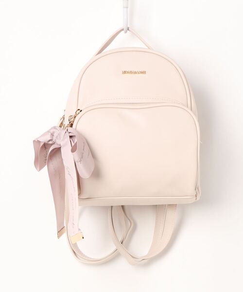 MISCH MASCH（ミッシュマッシュ）の「Letter Ribbon リュック（バックパック/リュック・レディース・ブラック/ベージュ/ピンク・FREE）」の20枚目の写真