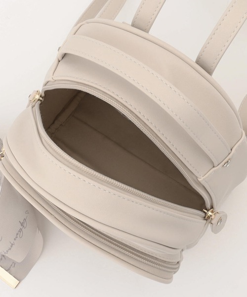 MISCH MASCH（ミッシュマッシュ）の「Letter Ribbon リュック（バックパック/リュック・レディース・ブラック/ベージュ/ピンク・FREE）」の14枚目の写真