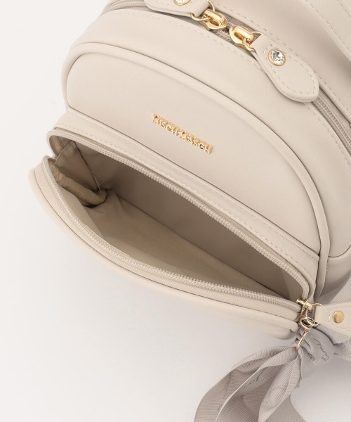 MISCH MASCH（ミッシュマッシュ）の「Letter Ribbon リュック（バックパック/リュック・レディース・ブラック/ベージュ/ピンク・FREE）」の15枚目の写真