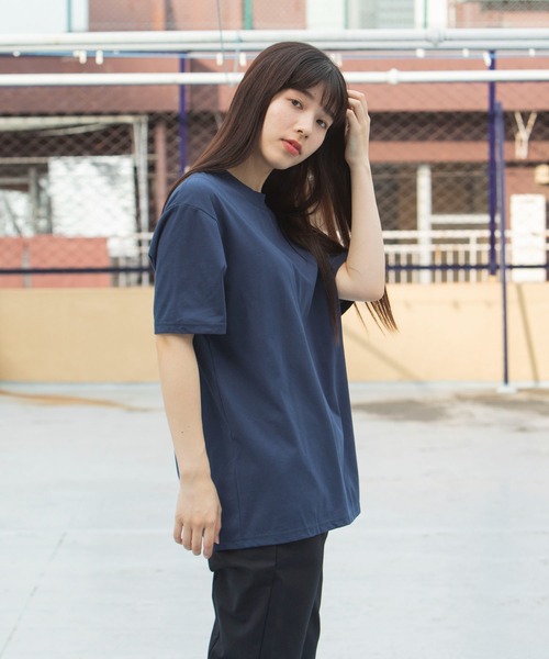 le coq sportif(ルコックスポルティフ)の「【2枚セット】N.N.C-SHIRT(ニューノーマルコンフォート)ショートスリーブシャツ ユニセックス ウェア tシャツ スポーツウェア(Tシャツ/カットソー・メンズ・ホワイト×ネイビー/ブラック/ネイビー/ホワイト/ホワイト×ブラック・L/M/S/XL/XXL)」の9枚目の写真