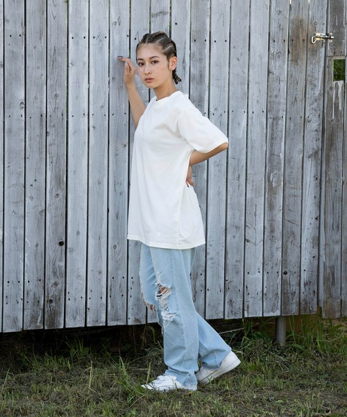 le coq sportif(ルコックスポルティフ)の「【2枚セット】N.N.C-SHIRT(ニューノーマルコンフォート)ショートスリーブシャツ ユニセックス ウェア tシャツ スポーツウェア(Tシャツ/カットソー・メンズ・ホワイト×ネイビー/ブラック/ネイビー/ホワイト/ホワイト×ブラック・L/M/S/XL/XXL)」の13枚目の写真