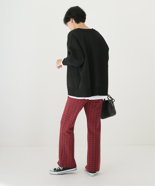 Simplicite(サンプリシテ)の「キカガラ ジャガードパンツ◆(その他パンツ・レディース・ブラウン/ブルー系その他・FREE)」の15枚目の写真