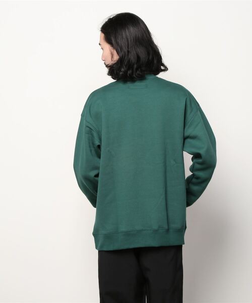 UNIVERSAL OVERALL（ユニバーサルオーバーオール）の「【UNIVERSAL OVERALL/ユニバーサルオーバーオール】 カレッジロゴ オーバーサイズ スウェット/【ILLINOIS】プリント（スウェット・メンズ・ホワイト/グリーン/ライトブラウン/ネイビー/グレー・M/L/XL）」の10枚目の写真