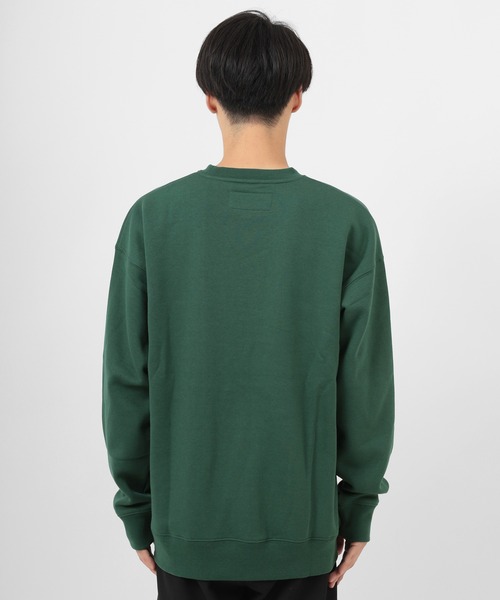 UNIVERSAL OVERALL（ユニバーサルオーバーオール）の「【UNIVERSAL OVERALL/ユニバーサルオーバーオール】 カレッジロゴ オーバーサイズ スウェット/【ILLINOIS】プリント（スウェット・メンズ・ホワイト/グリーン/ライトブラウン/ネイビー/グレー・M/L/XL）」の21枚目の写真
