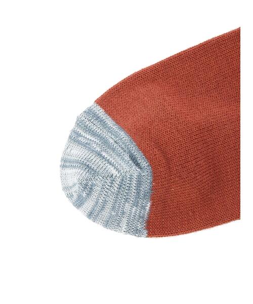 koe（コエ）の「3x1針抜きリブボーダー*（ソックス/靴下・レディース・ベージュ/レッド/チャコールグレー/アイボリー・FREE）」の11枚目の写真