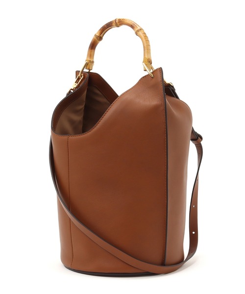 ORSETTO（オルセット）の「【ORSETTO】バンブーワンショルバッグ（ショルダーバッグ・レディース・ブラック/キャメル・FREE）」の11枚目の写真