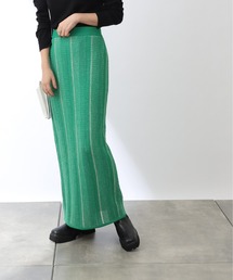 COLONY 2139 | モヘヤ混ジャガード柄ニットスカート(セットアップ対応)(スカート)