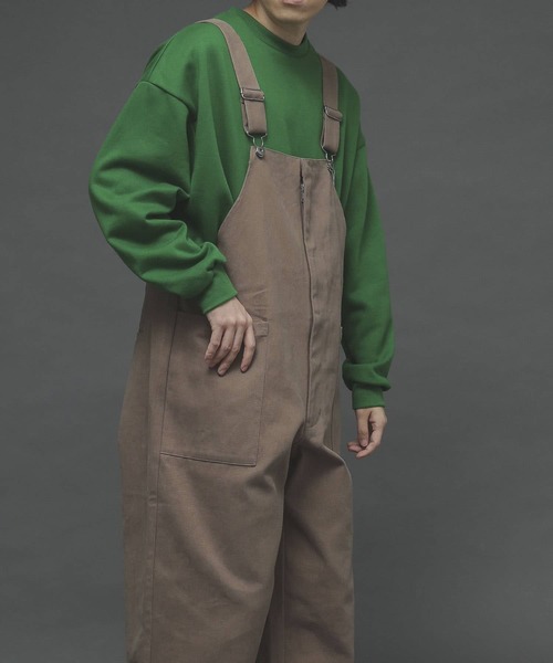SENSE OF PLACE by URBAN RESEARCH(センスオブプレイスバイアーバンリサーチ)の「チノオーバーオール(サロペット/オーバーオール・メンズ・ブラック/ベージュ・MEDIUM/LARGE)」の11枚目の写真
