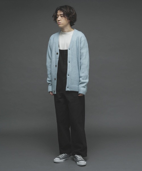 SENSE OF PLACE by URBAN RESEARCH(センスオブプレイスバイアーバンリサーチ)の「チノオーバーオール(サロペット/オーバーオール・メンズ・ブラック/ベージュ・MEDIUM/LARGE)」の14枚目の写真