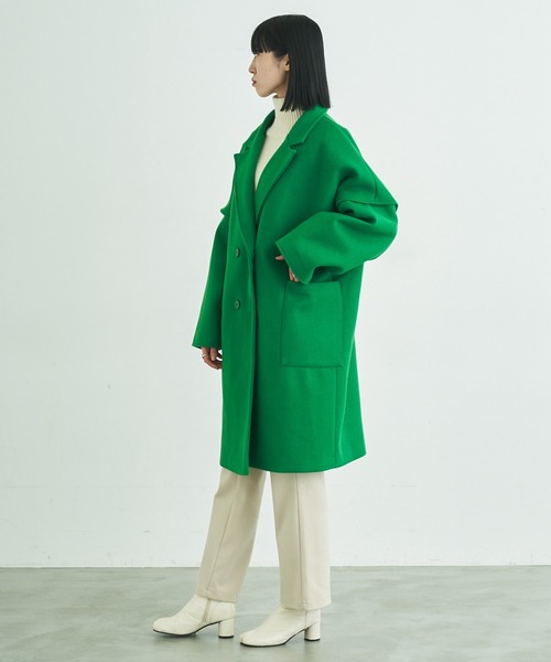VACANCY（ヴァカンシー）の「マルチウェイメルトンオーバーコート（チェスターコート・レディース・ブラック/ブルー/グリーン・FREE）」の22枚目の写真