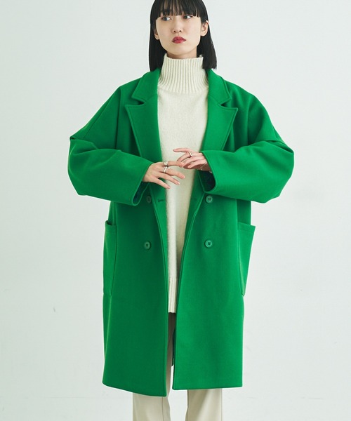 VACANCY（ヴァカンシー）の「マルチウェイメルトンオーバーコート（チェスターコート・レディース・ブラック/ブルー/グリーン・FREE）」の18枚目の写真