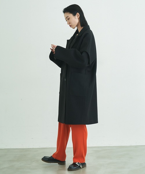 VACANCY（ヴァカンシー）の「マルチウェイメルトンオーバーコート（チェスターコート・レディース・ブラック/ブルー/グリーン・FREE）」の9枚目の写真