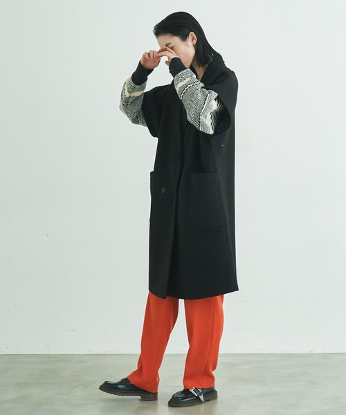 VACANCY（ヴァカンシー）の「マルチウェイメルトンオーバーコート（チェスターコート・レディース・ブラック/ブルー/グリーン・FREE）」の14枚目の写真