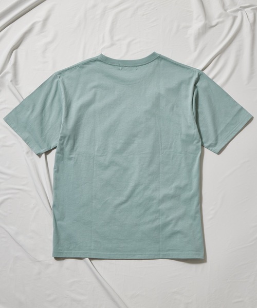 UNION STATION（ユニオンステーション）の「20S米綿天竺フォトプリント＆刺繍Ｔシャツ（Tシャツ/カットソー・メンズ・ホワイト/グリーン・LL/M/L）」の11枚目の写真