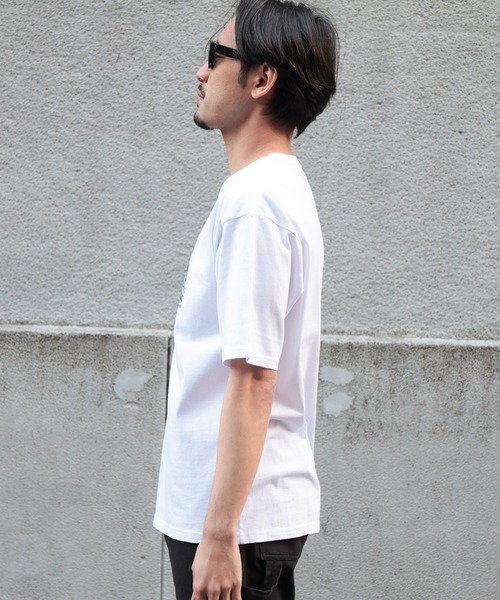 UNION STATION（ユニオンステーション）の「20S米綿天竺フォトプリント＆刺繍Ｔシャツ（Tシャツ/カットソー・メンズ・ホワイト/グリーン・LL/M/L）」の14枚目の写真