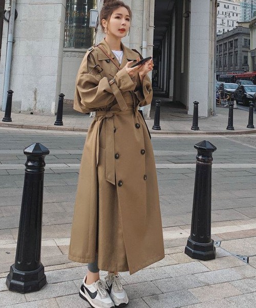 meJane（ミージェーン）の「大人クールスタイルトレンチコート【ZOZOTOWN限定】（トレンチコート・レディース・モカ・FREE）」の7枚目の写真