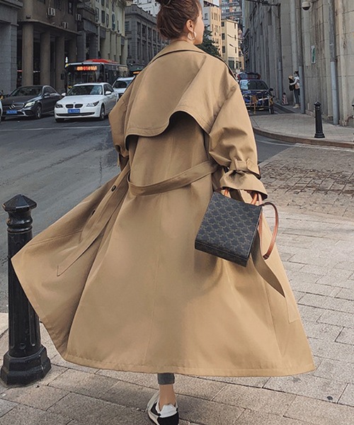 meJane（ミージェーン）の「大人クールスタイルトレンチコート【ZOZOTOWN限定】（トレンチコート・レディース・モカ・FREE）」の11枚目の写真